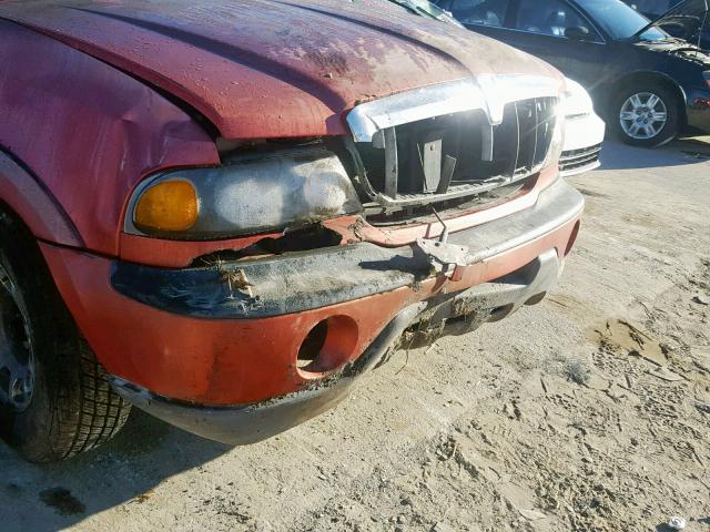 5LMRU27L1WLJ46611 - 1998 LINCOLN NAVIGATOR Қызыл фото 9