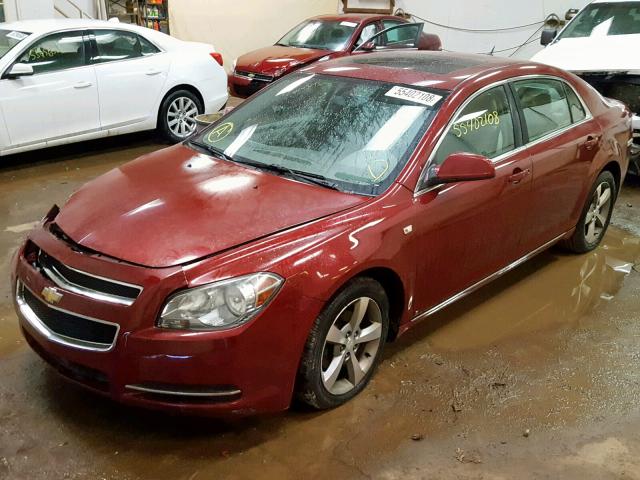 1G1ZJ57B98F286702 - 2008 CHEVROLET MALIBU 2LT MAROON photo 2