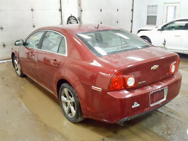 1G1ZJ57B98F286702 - 2008 CHEVROLET MALIBU 2LT MAROON photo 3