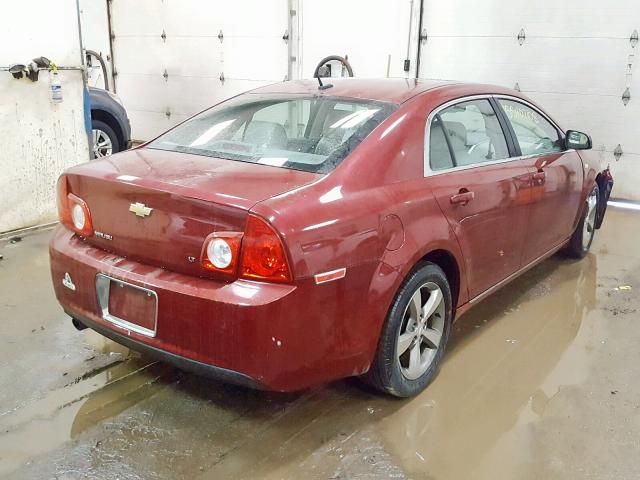 1G1ZJ57B98F286702 - 2008 CHEVROLET MALIBU 2LT MAROON photo 4