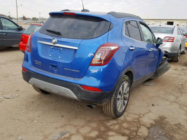 KL4CJASB9HB074851 - 2017 BUICK ENCORE PRE BLUE photo 4