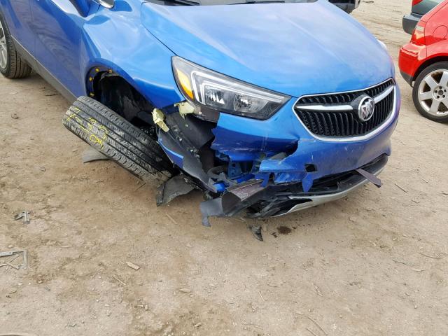 KL4CJASB9HB074851 - 2017 BUICK ENCORE PRE BLUE photo 9