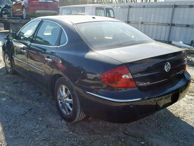 2G4WD532551296150 - 2005 BUICK LACROSSE C BLACK photo 3