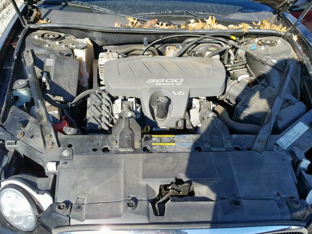 2G4WD532551296150 - 2005 BUICK LACROSSE C BLACK photo 7