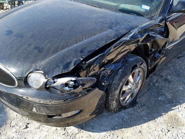 2G4WD532551296150 - 2005 BUICK LACROSSE C BLACK photo 9