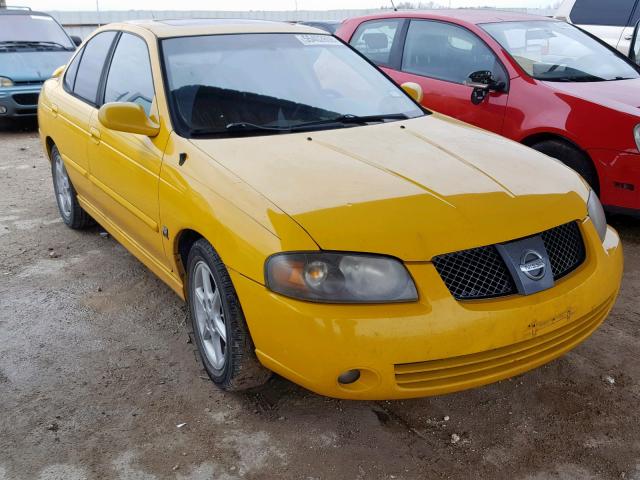 3N1AB51D26L464712 - 2006 NISSAN SENTRA SE- YELLOW photo 1