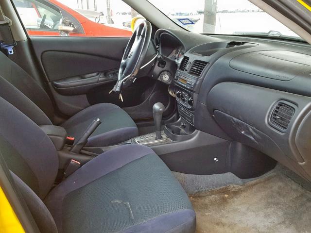 3N1AB51D26L464712 - 2006 NISSAN SENTRA SE- YELLOW photo 5