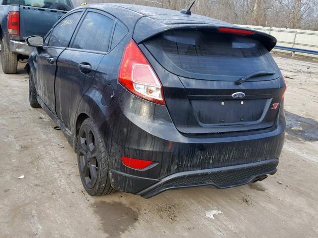 3FADP4GX5FM175640 - 2015 FORD FIESTA ST BLACK photo 3