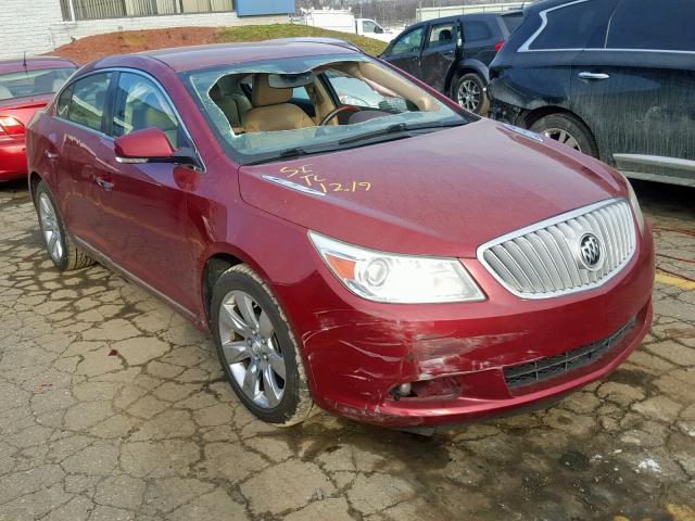 1G4GE5EV8AF114520 - 2010 BUICK LACROSSE C BURGUNDY photo 1