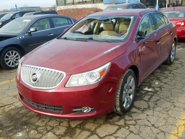 1G4GE5EV8AF114520 - 2010 BUICK LACROSSE C BURGUNDY photo 2