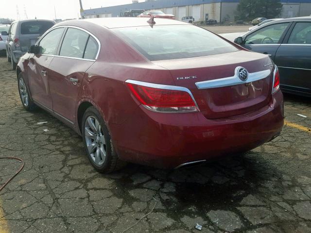 1G4GE5EV8AF114520 - 2010 BUICK LACROSSE C BURGUNDY photo 3