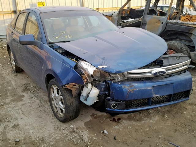 1FAHP36N29W250763 - 2009 FORD FOCUS SES BLUE photo 1