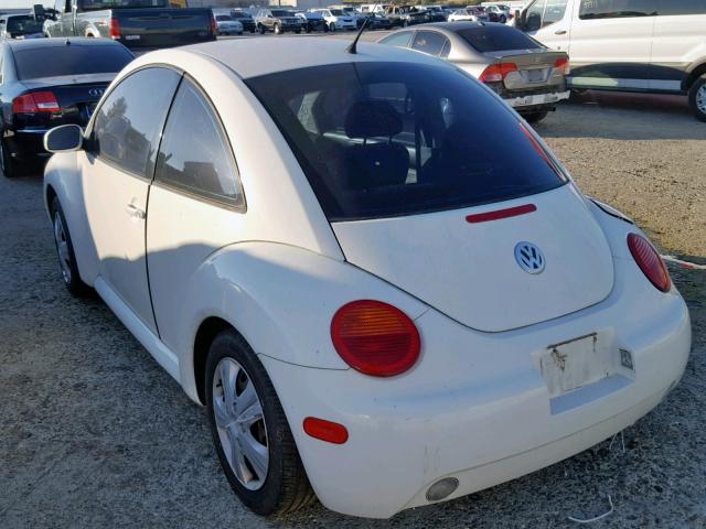 3VWBP21C33M438843 - 2003 VOLKSWAGEN NEW BEETLE WHITE photo 3