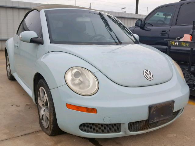 3VWPF31Y36M323108 - 2006 VOLKSWAGEN NEW BEETLE BLUE photo 1