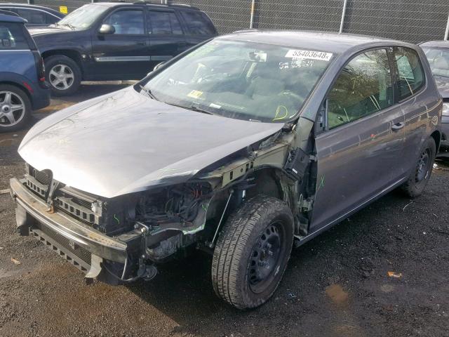 WVWBA7AJXAW365337 - 2010 VOLKSWAGEN GOLF 灰色 照片 2