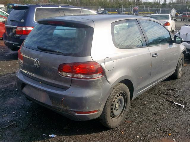 WVWBA7AJXAW365337 - 2010 VOLKSWAGEN GOLF 灰色 照片 4