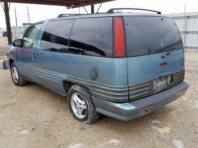 1GMDU06E5TT223514 - 1996 PONTIAC TRANS SPOR BLUE photo 3