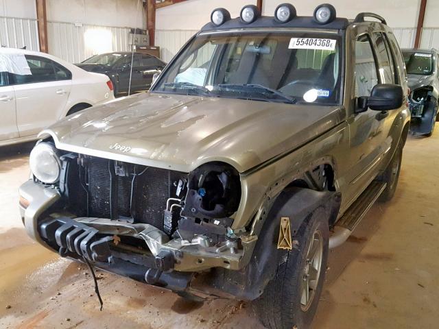 1J4GK38K22W301069 - 2002 JEEP LIBERTY RE GREEN photo 2