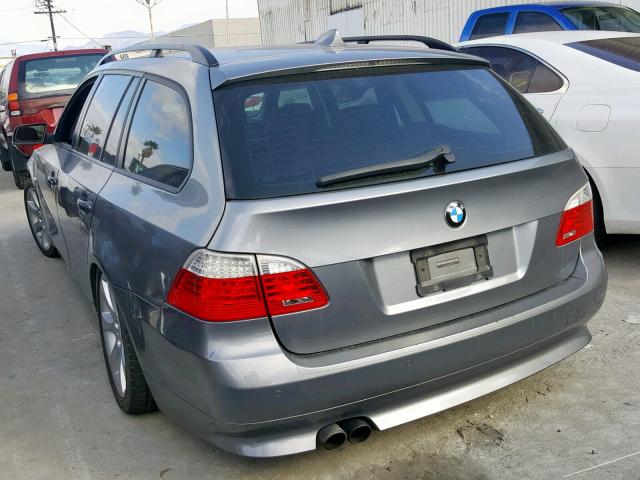 WBAPT73538CX00799 - 2008 BMW 535 XI GRAY photo 3