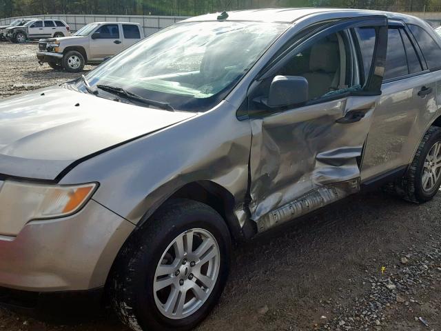 2FMDK36C78BA08634 - 2008 FORD EDGE SE TAN photo 9