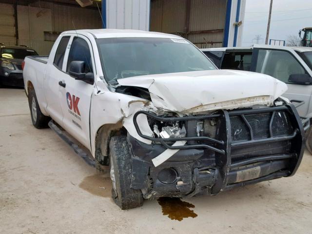 5TFRM5F1XCX042518 - 2012 TOYOTA TUNDRA DOU WHITE photo 1