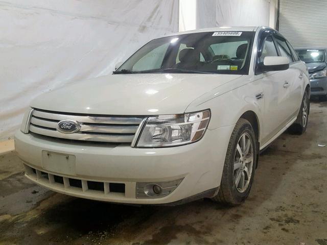 1FAHP24W59G123604 - 2009 FORD TAURUS SEL WHITE photo 2