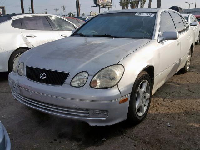 JT8BD68S3W0022796 - 1998 LEXUS GS 300 SILVER photo 2