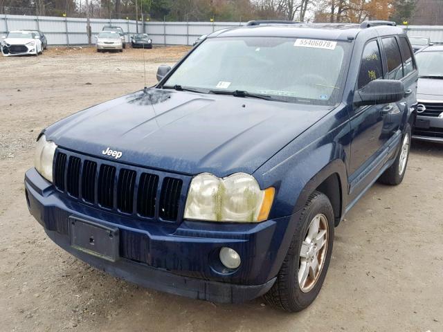 1J4GR48K45C677375 - 2005 JEEP GRAND CHER BLUE photo 2