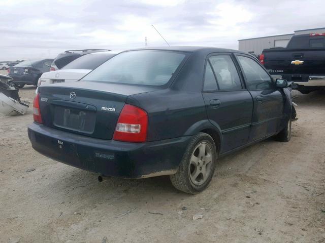 JM1BJ2213Y0259522 - 2000 MAZDA PROTEGE ES GREEN photo 4