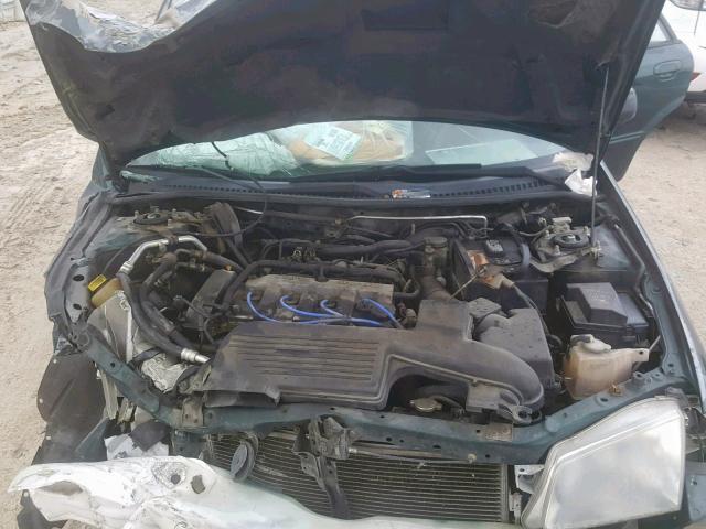 JM1BJ2213Y0259522 - 2000 MAZDA PROTEGE ES GREEN photo 7