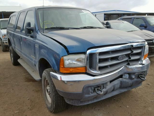 1FTSW31F81EC37562 - 2001 FORD F350 SRW S GREEN photo 1