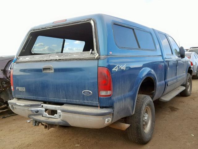 1FTSW31F81EC37562 - 2001 FORD F350 SRW S GREEN photo 4