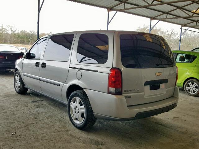 1GNDV23W38D180844 - 2008 CHEVROLET UPLANDER L 灰色 照片 3