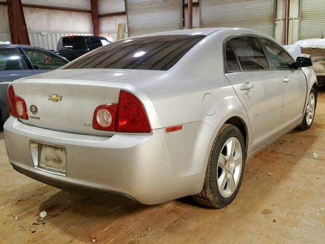 1G1ZG57B09F158381 - 2009 CHEVROLET MALIBU LS SILVER photo 4