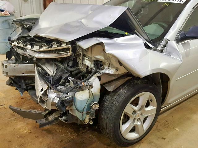 1G1ZG57B09F158381 - 2009 CHEVROLET MALIBU LS SILVER photo 9