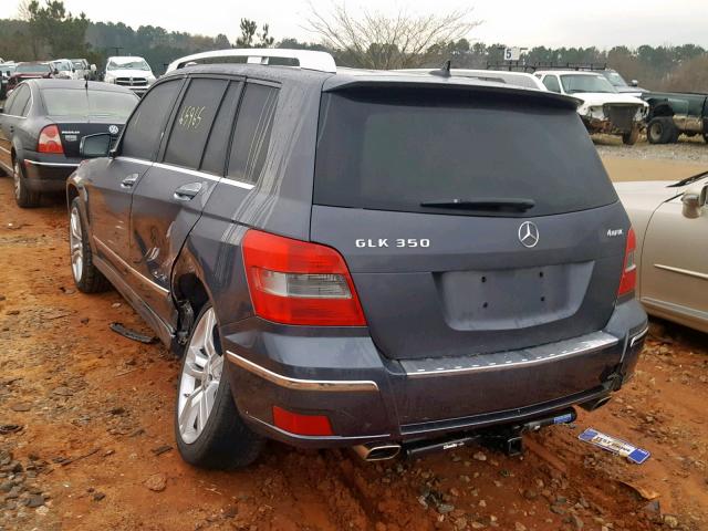 WDCGG8HB6CF819377 - 2012 MERCEDES-BENZ GLK 350 4M GRAY photo 3