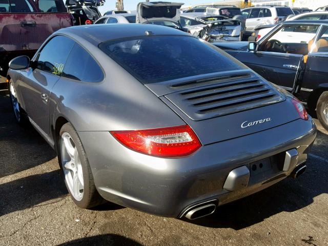 WP0AA2A94AS706100 - 2010 PORSCHE 911 CARRER GRAY photo 3