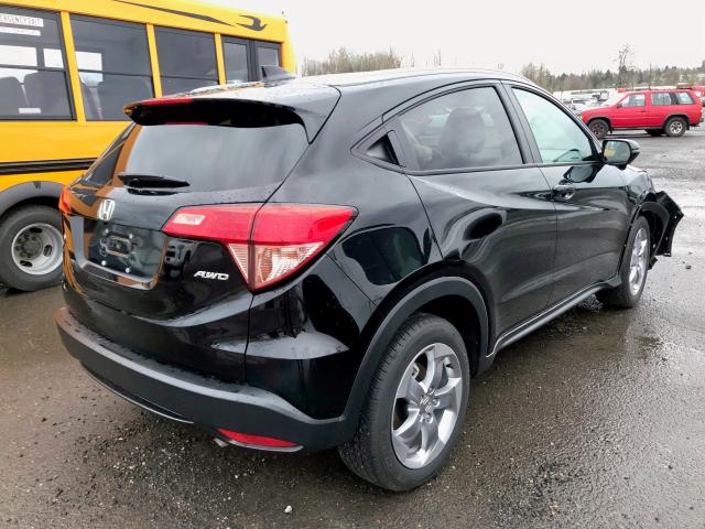 3CZRU6H70HM728680 - 2017 HONDA HR-V EXL BLACK photo 4