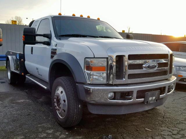 1FDAX57R99EB23762 - 2009 FORD F550 SUPER WHITE photo 1