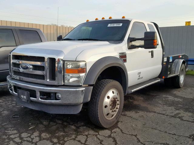 1FDAX57R99EB23762 - 2009 FORD F550 SUPER WHITE photo 2