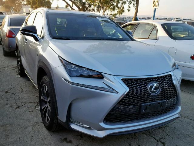 JTJBARBZXF2034916 - 2015 LEXUS NX 200T SILVER photo 1