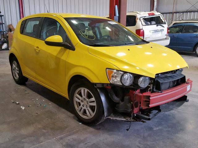 1G1JA6SH4C4159214 - 2012 CHEVROLET SONIC LS 黄色 照片 1