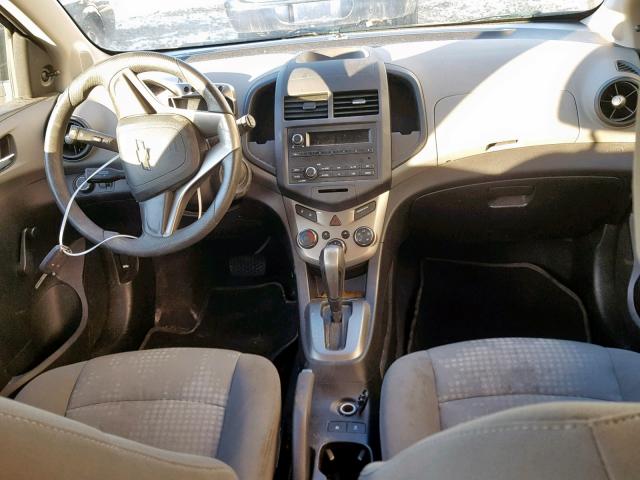 1G1JA6SH4C4159214 - 2012 CHEVROLET SONIC LS 黄色 照片 9