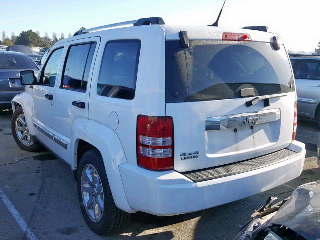 1J4PN5GK4BW557220 - 2011 JEEP LIBERTY LI WHITE photo 3