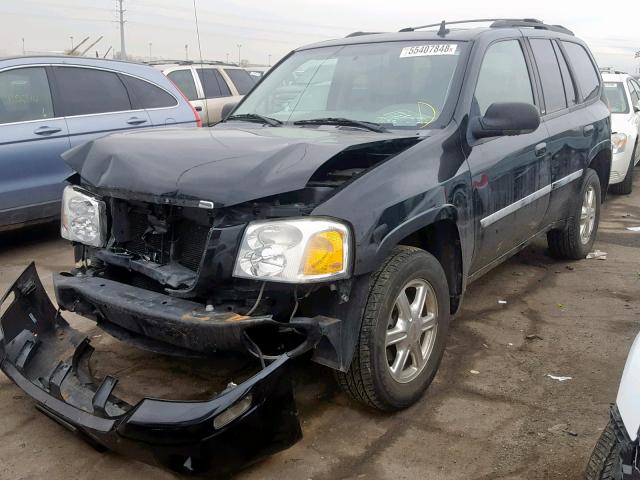 1GKDT13S572280089 - 2007 GMC ENVOY BLACK photo 2