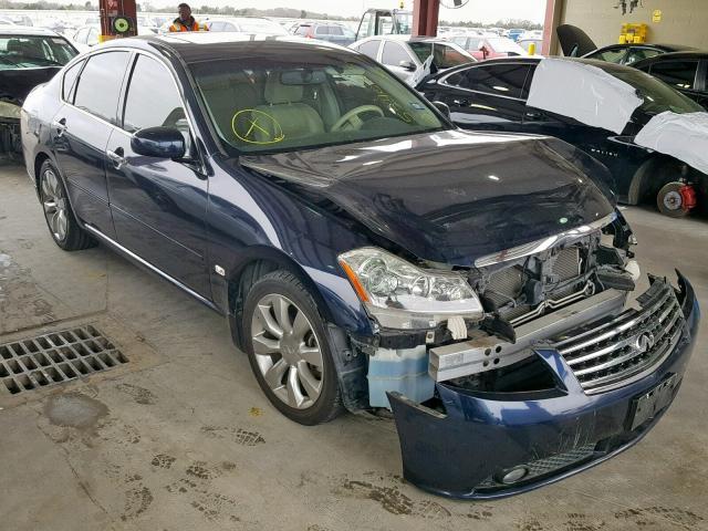 JNKAY01EX7M302808 - 2007 INFINITI M35 BASE BLUE photo 1