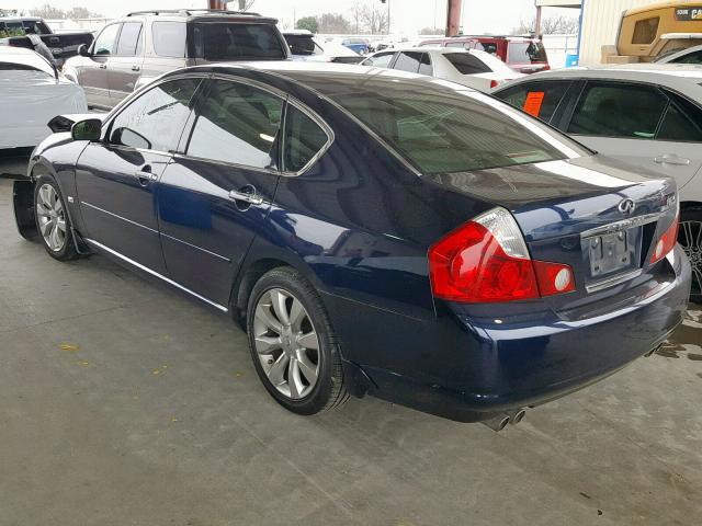 JNKAY01EX7M302808 - 2007 INFINITI M35 BASE BLUE photo 3