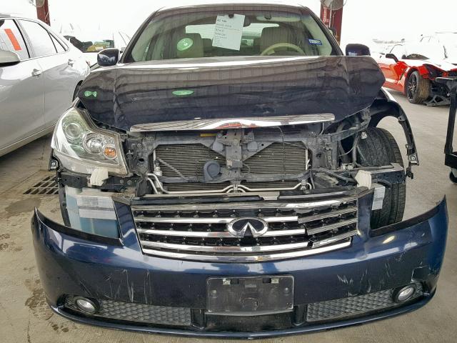 JNKAY01EX7M302808 - 2007 INFINITI M35 BASE BLUE photo 9