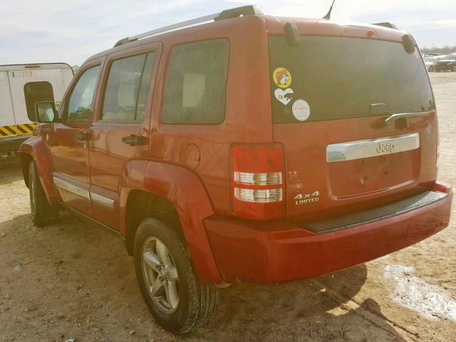 1C4PJMCK0CW118275 - 2012 JEEP LIBERTY LI RED photo 3