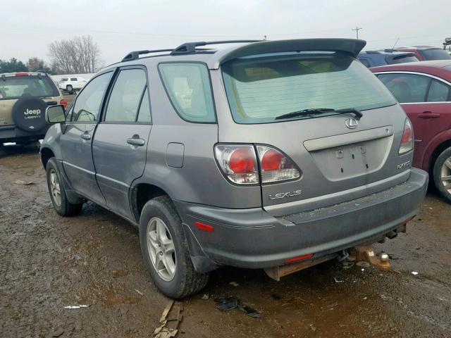 JTJHF10U730302641 - 2003 LEXUS RX 300 SILVER photo 3